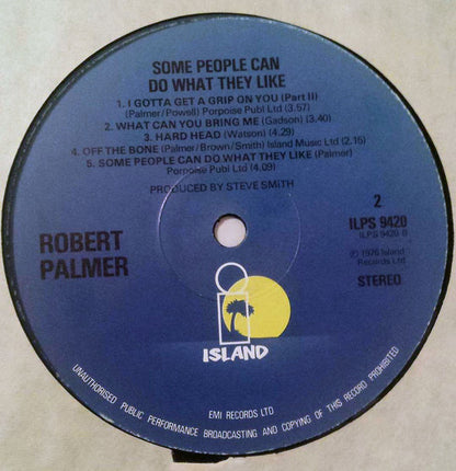 Robert Palmer : Some People Can Do What They Like (LP, Album)