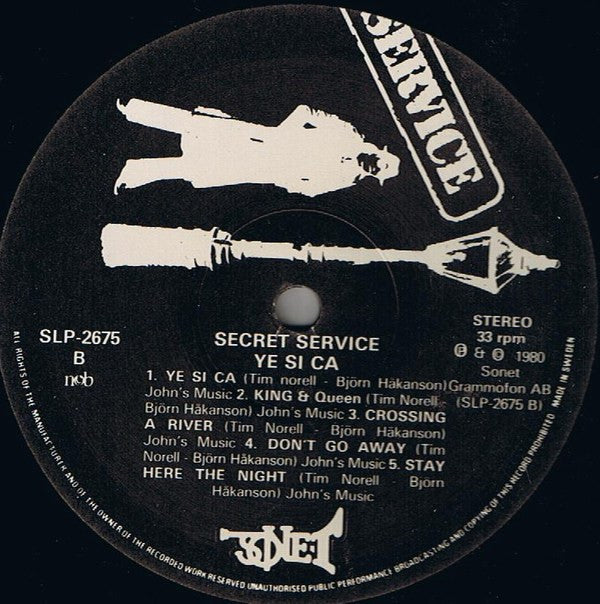 Secret Service : Ye Si Ca (LP, Album)