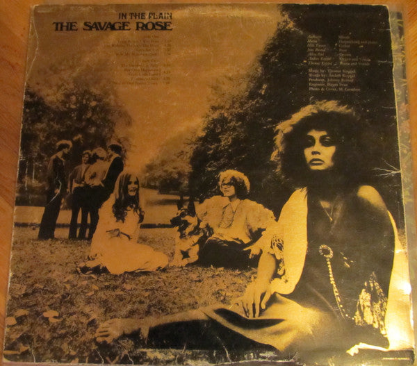 Savage Rose : In The Plain (LP, Album, RP)