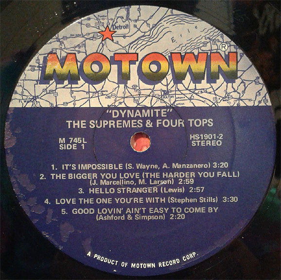 The Supremes & Four Tops : Dynamite (LP, Album)