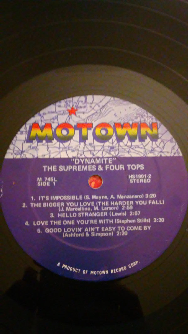 The Supremes & Four Tops : Dynamite (LP, Album)