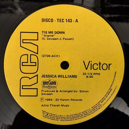 Jessica Williams : Tie Me Down (Remix) / Queen Of Fools (Remix) (12", Maxi)