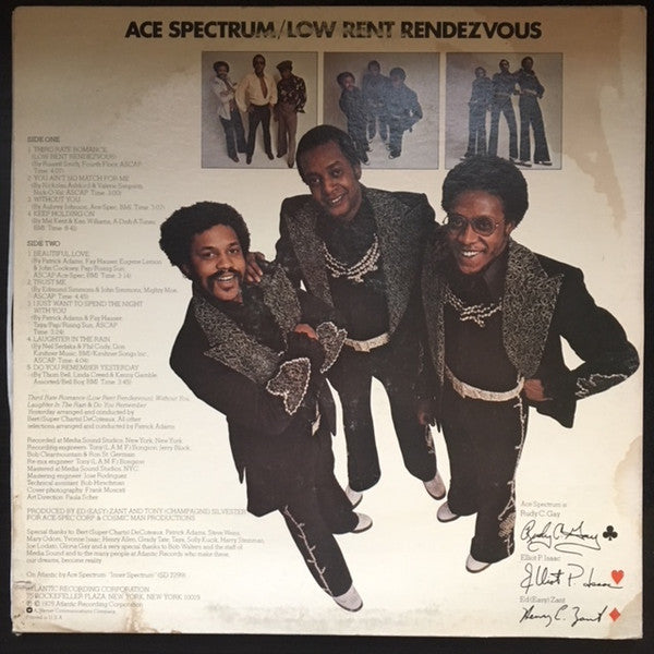 Ace Spectrum : Low Rent Rendezvous (LP, Album, RI)