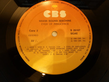 Miami Sound Machine : Eyes Of Innocence (LP, Album)