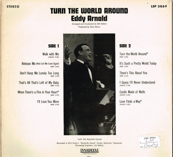 Eddy Arnold : Turn The World Around (LP, Album)