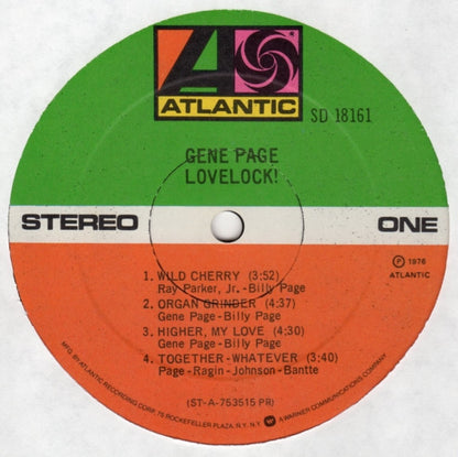 Gene Page : Lovelock! (LP, Album, PR)
