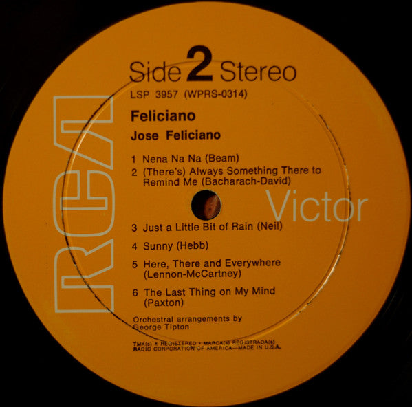 José Feliciano : Feliciano! (LP, Album, RE)