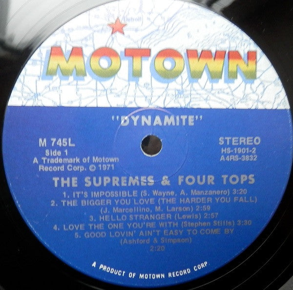 The Supremes & Four Tops : Dynamite (LP, Album)