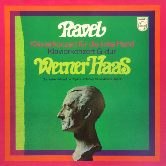 Maurice Ravel - Werner Haas, Alceo Galliera, Orchestre National De L'Opéra De Monte-Carlo : Klavierkonzert Für Die Linke Hand / Klavierkonzert G-Dur (LP, RE)