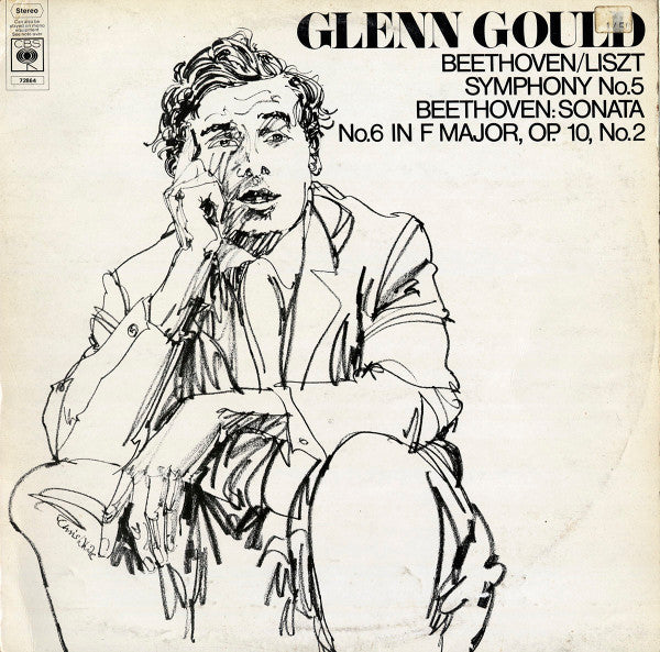 Glenn Gould : Beethoven/Liszt: Symphony No.5, Beethoven: Sonata No.6 In F Major, Op.10, No.2 (LP, Comp)