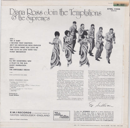 The Supremes Join The Temptations : Diana Ross & The Supremes Join The Temptations (LP, Album)