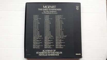 Wolfgang Amadeus Mozart - The Academy Of St. Martin-in-the-Fields, Sir Neville Marriner : The Early Symphonies = Die Frühen Sinfonien = Les 31 Symphonies De Jeunesse (8xLP, Album, RE + Box)