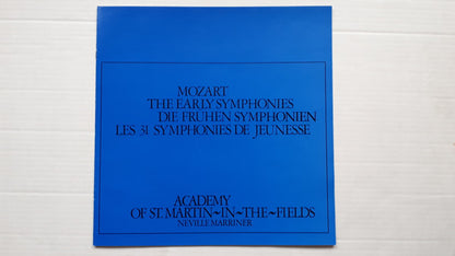 Wolfgang Amadeus Mozart - The Academy Of St. Martin-in-the-Fields, Sir Neville Marriner : The Early Symphonies = Die Frühen Sinfonien = Les 31 Symphonies De Jeunesse (8xLP, Album, RE + Box)
