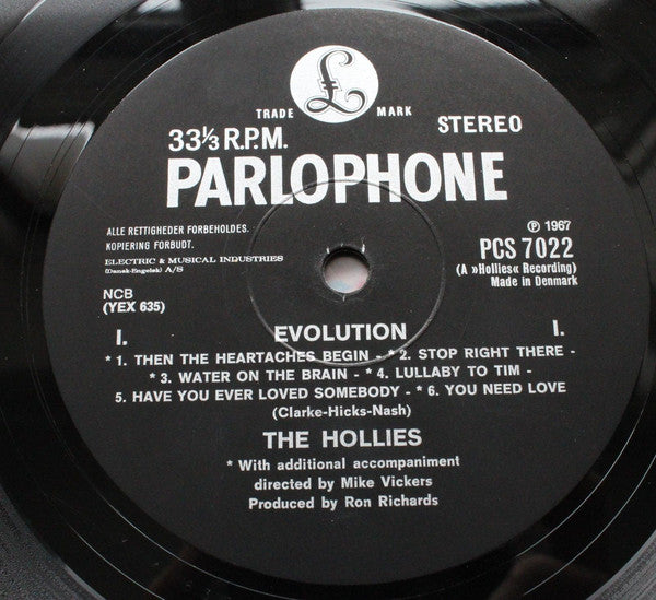 The Hollies : Evolution (LP, Album)