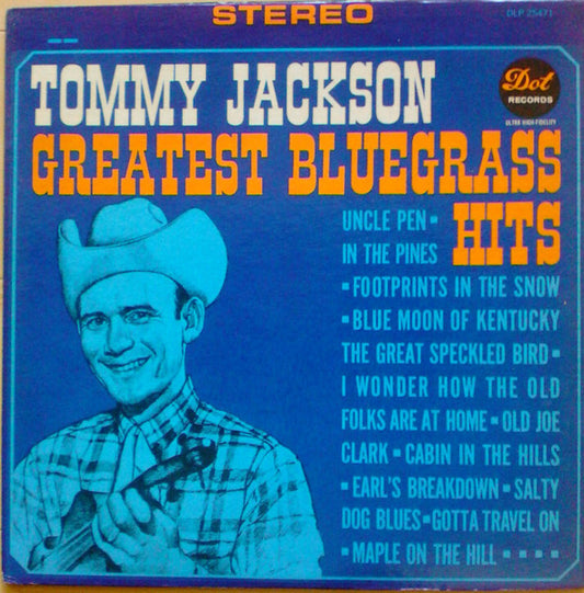 Tommy Jackson (2) : Greatest Bluegrass Hits (LP, Album)