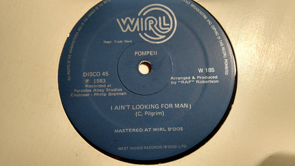 Pompey : Rockers Festival (Remix) / I Ain't Looking For Man (12")