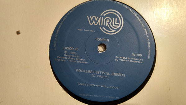 Pompey : Rockers Festival (Remix) / I Ain't Looking For Man (12")