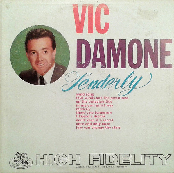 Vic Damone : Tenderly (LP, Mono)