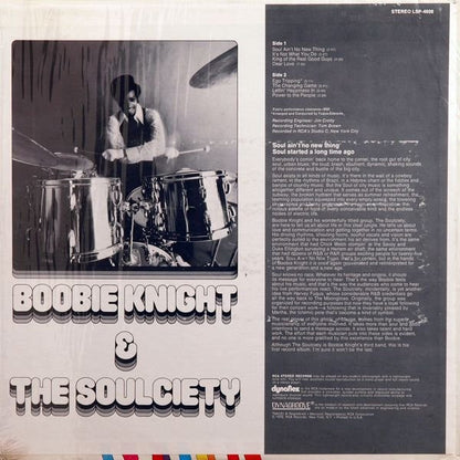 Boobie Knight & The Soulciety : Soul Ain't No New Thing (LP, Album)