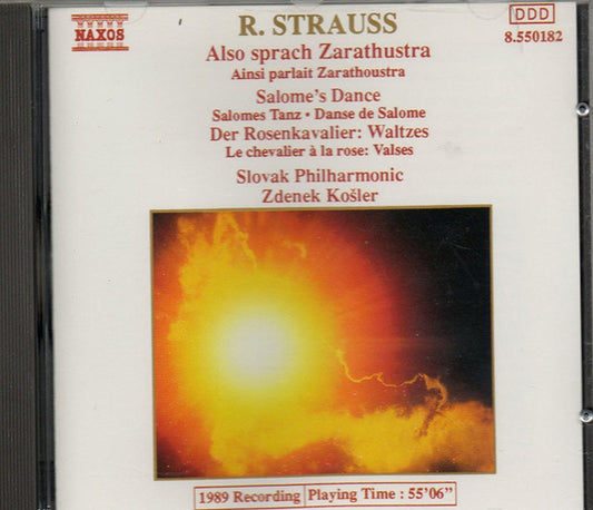 Richard Strauss, Slovak Philharmonic Orchestra, Zdeněk Košler : Also Sprach Zarathustra / Salome's Dance / Der Rosenkavalier: Waltzes (CD, Album)