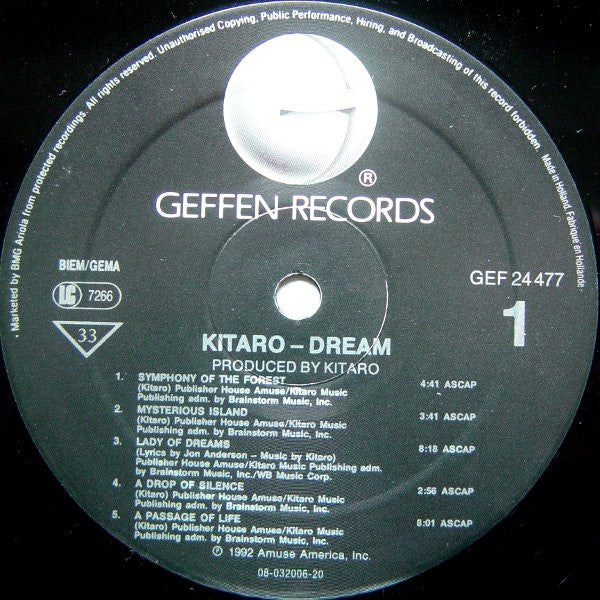 Kitaro : Dream (LP)