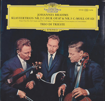 Trio Di Trieste, Johannes Brahms : Klaviertrios Nr. 2 C-Dur Op. 87 & Nr. 3 C-Moll Op. 101 (LP, Album)