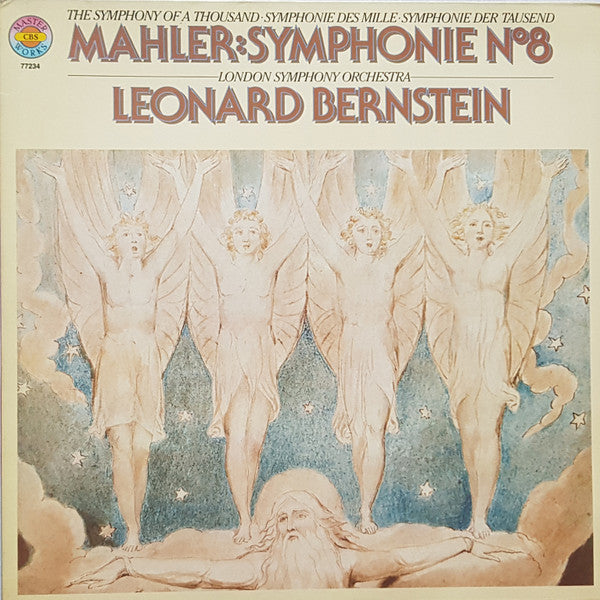 Gustav Mahler - Leonard Bernstein, London Symphony Orchestra : Symphonie No 8 (2xLP, Album, RE, Gat)
