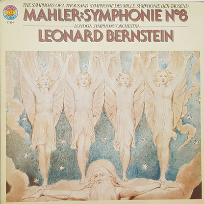 Gustav Mahler - Leonard Bernstein, London Symphony Orchestra : Symphonie No 8 (2xLP, Album, RE, Gat)