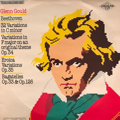 Ludwig van Beethoven, Glenn Gould : 32 Variations Woo 80; 6 Variations Op. 34; "Eroica" Variations; Bagatelles Op. 33 & Op. 126 (2xLP, Comp)