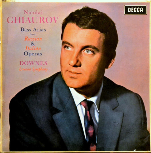 Nicolai Ghiaurov, Edward Downes, London Symphony Orchestra : Bass Arias From Russian & Italian Operas (LP, Mono)