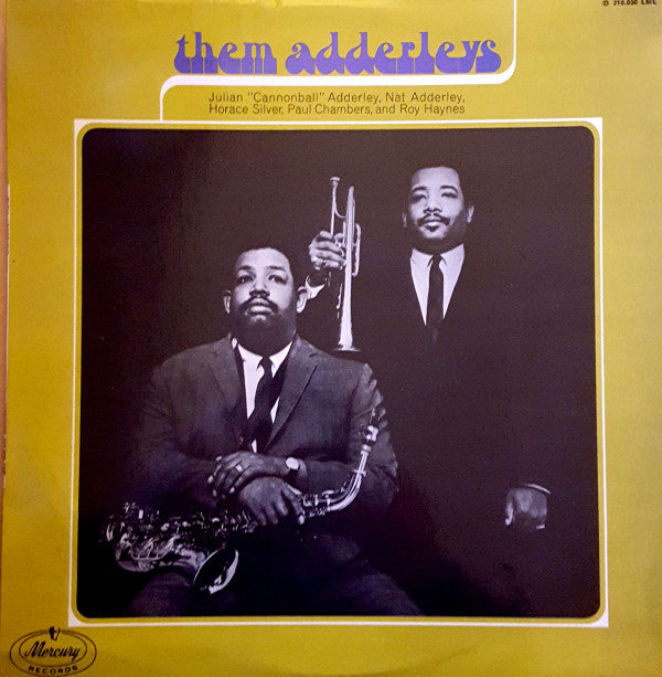 Cannonball Adderley, Nat Adderley, Horace Silver, Paul Chambers (3), Roy Haynes : Them Adderleys (LP)