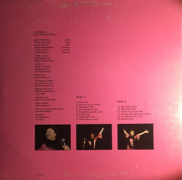 Steinunn Bjarnadóttir : Á Útopnu (LP, Album)