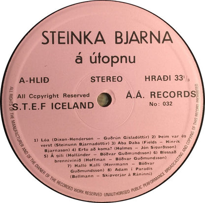 Steinunn Bjarnadóttir : Á Útopnu (LP, Album)