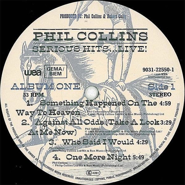 Phil Collins : Serious Hits...Live! (2xLP, Album)