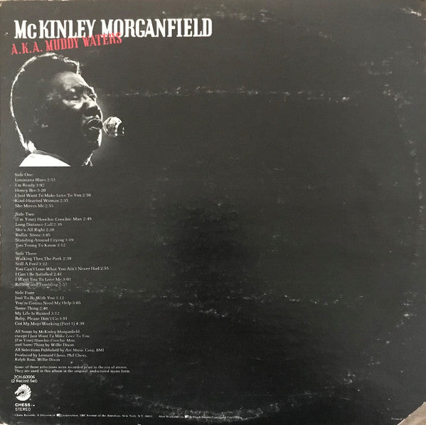 McKinley Morganfield A.K.A. Muddy Waters : McKinley Morganfield A.K.A. Muddy Waters (2xLP, Album, Comp, Mono, Gat)