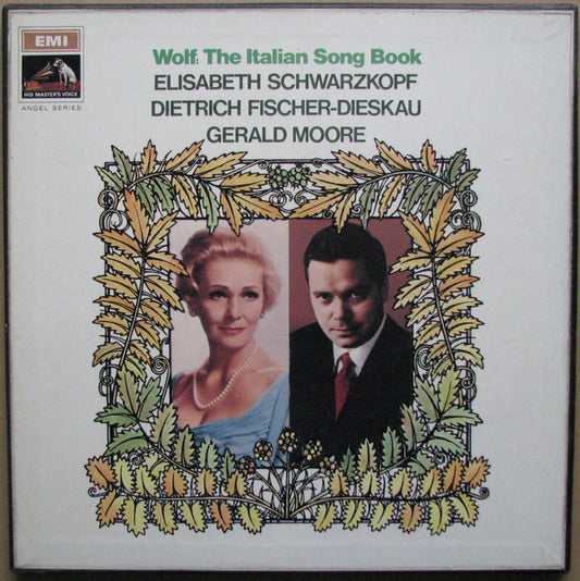 Hugo Wolf - Elisabeth Schwarzkopf, Dietrich Fischer-Dieskau, Gerald Moore : The Italian Song Book (2xLP + Box)