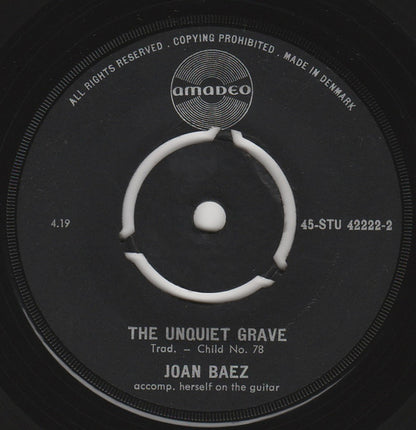 Joan Baez : There But For Fortune / The Unquiet Grave (Child No.78) (7", Single)