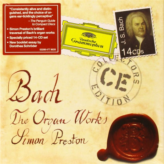Johann Sebastian Bach, Simon Preston : The Organ Works (14xCD, RE, Son + Box, Comp, RE)