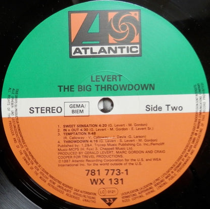 Levert : The Big Throwdown (LP, Album)