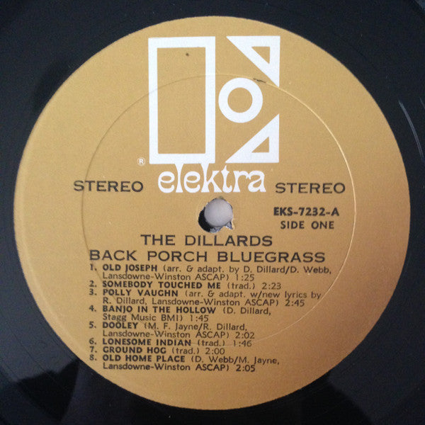 The Dillards : Back Porch Bluegrass (LP, Album)