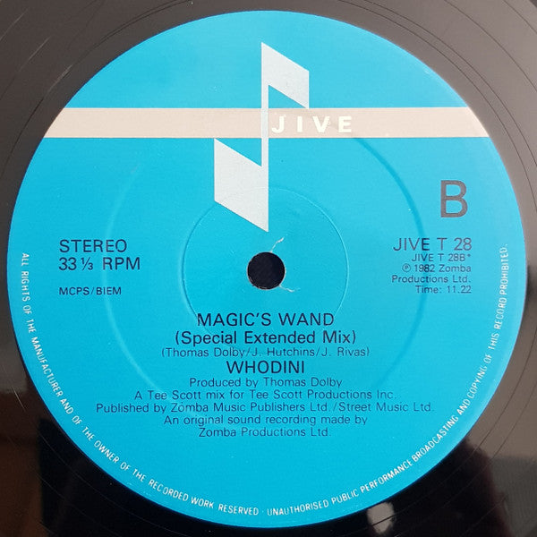 Whodini : Magic's Wand (12", Single)