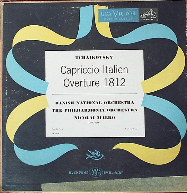 Pyotr Ilyich Tchaikovsky, Statsradiofoniens Orkester, Philharmonia Orchestra, Nicolai Malko : Capriccio Italien / Overture 1812 (LP, Mono)