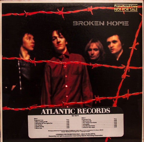 Broken Home (2) : Broken Home (LP, Album, Spe)