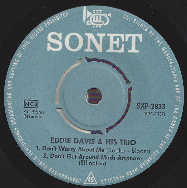 Eddie "Lockjaw" Davis Trio : Night At Count Basie's (7", EP)
