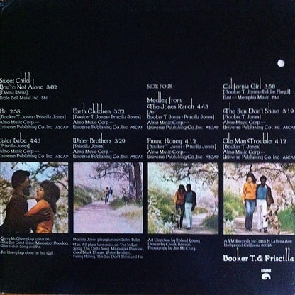 Booker T. Jones & Priscilla Jones : Booker T. & Priscilla (2xLP, Album, Promo, Gat)