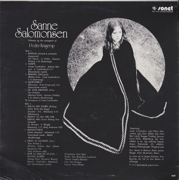 Sanne Salomonsen : Sanne Salomonsen (LP, Album, RE)