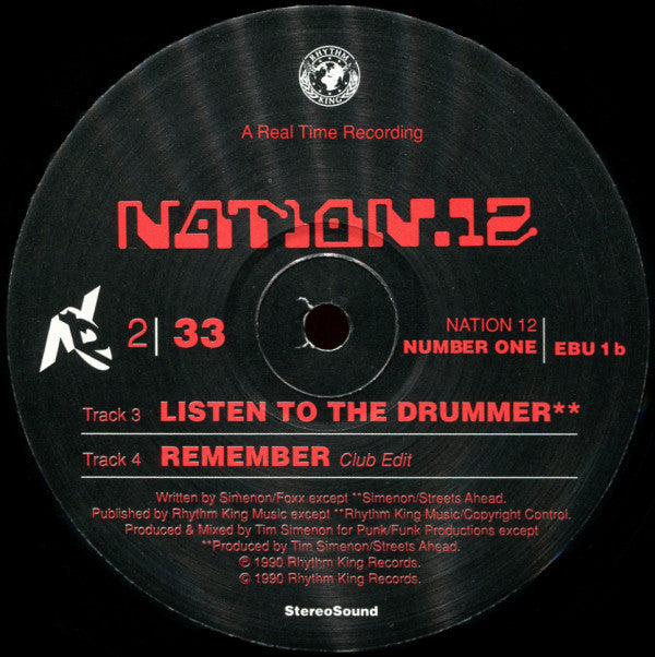 Nation 12 : Remember (12", Single)