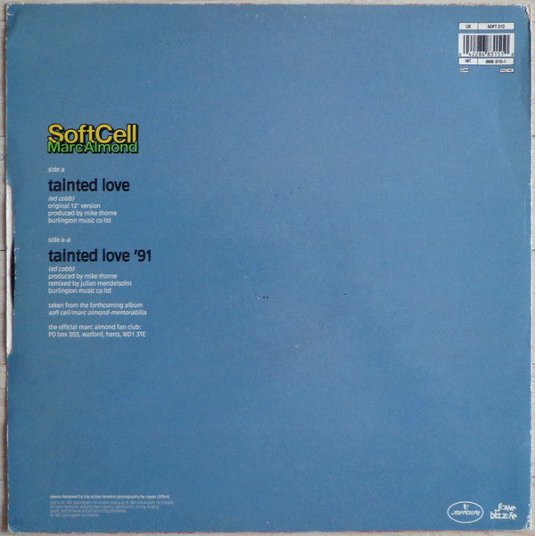 Soft Cell, Marc Almond : Tainted Love '91 (12")