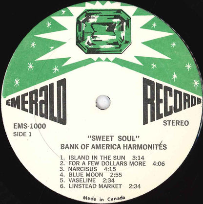 The Bank Of America Harmonites : Sweet Steel (The Exciting Sounds Of The Bank Of America Harmonites) (LP, Album)