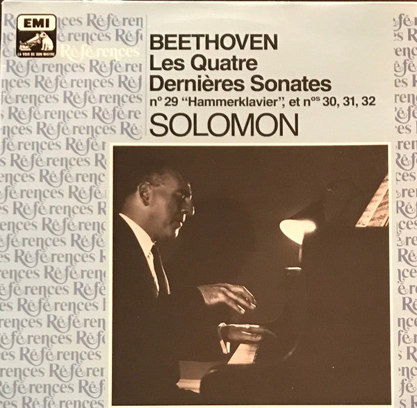 Ludwig van Beethoven, Solomon (6) : Les Quatre Dernières Sonates N° 29 "Hammerklavier", Et N° 30, 31, 32 (2xLP, Album, Comp, Mono, Gat)